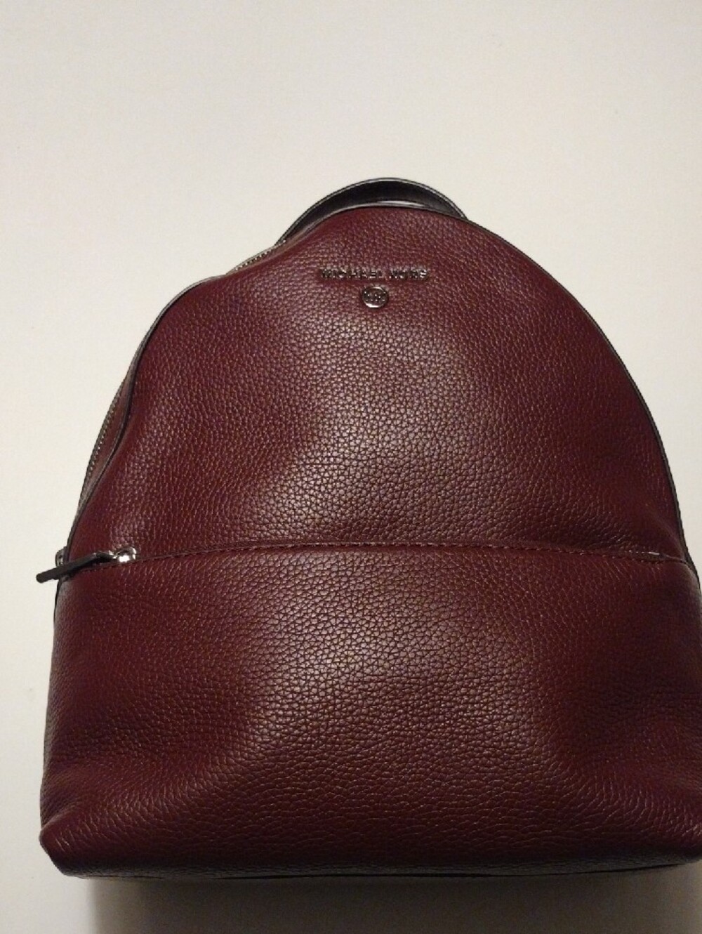 Michael Kors Womens Dark Burgundy Leather Mini Backpack. Pre-owned